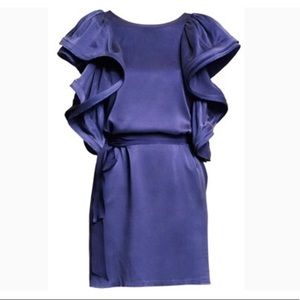 Lanvin💜 H&M Silk Dress